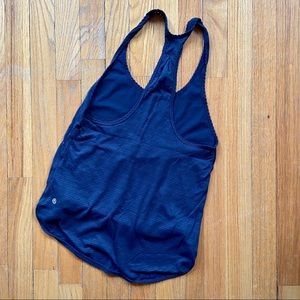 Lululemon 105 singlet navy 4